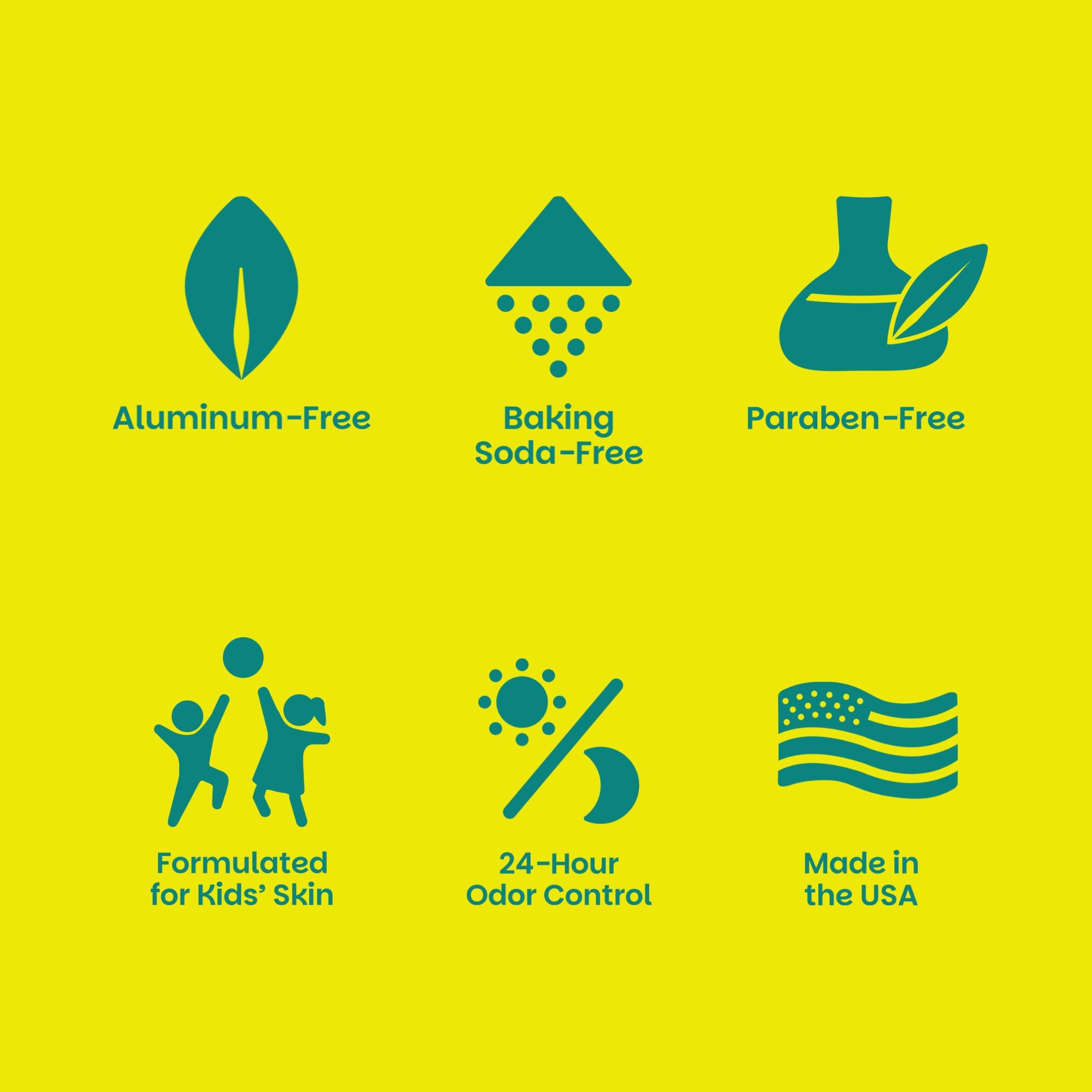 Natural Whole Body Spray Deodorant for Active Kids